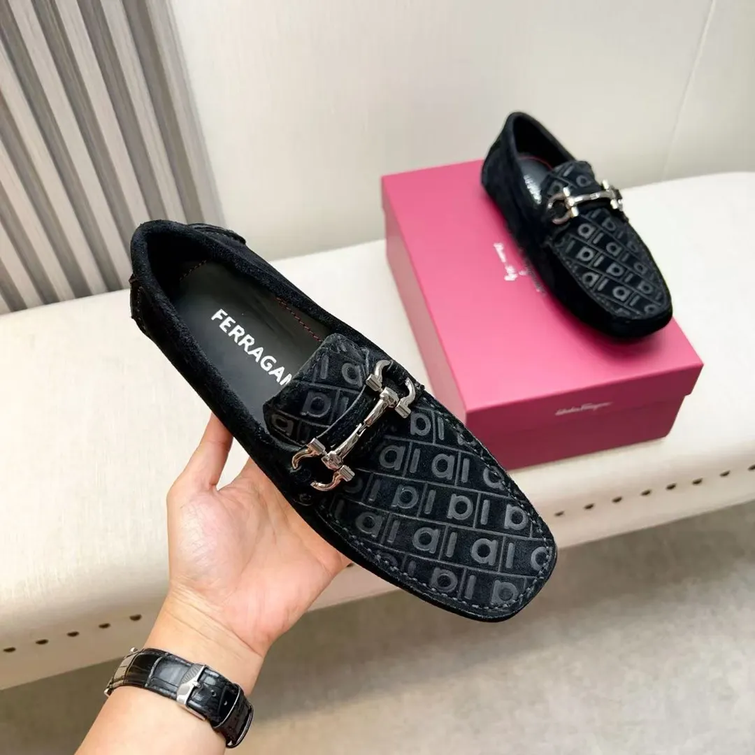 Men's men's shoes 💰620 Ferragamo new high-end quality 🔥 imported cowhide ➕ cowhide lining size 38-45